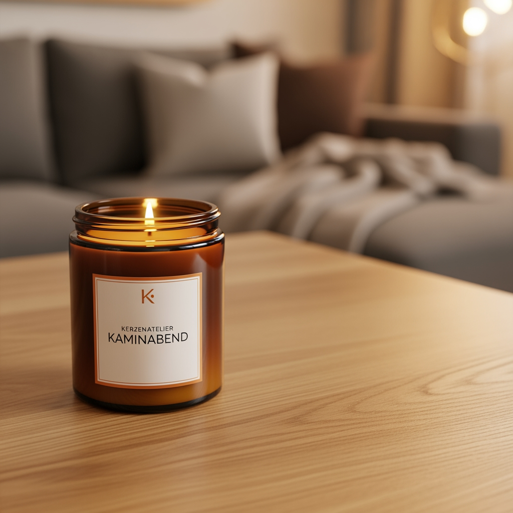 Duftkerze „Kaminabend“